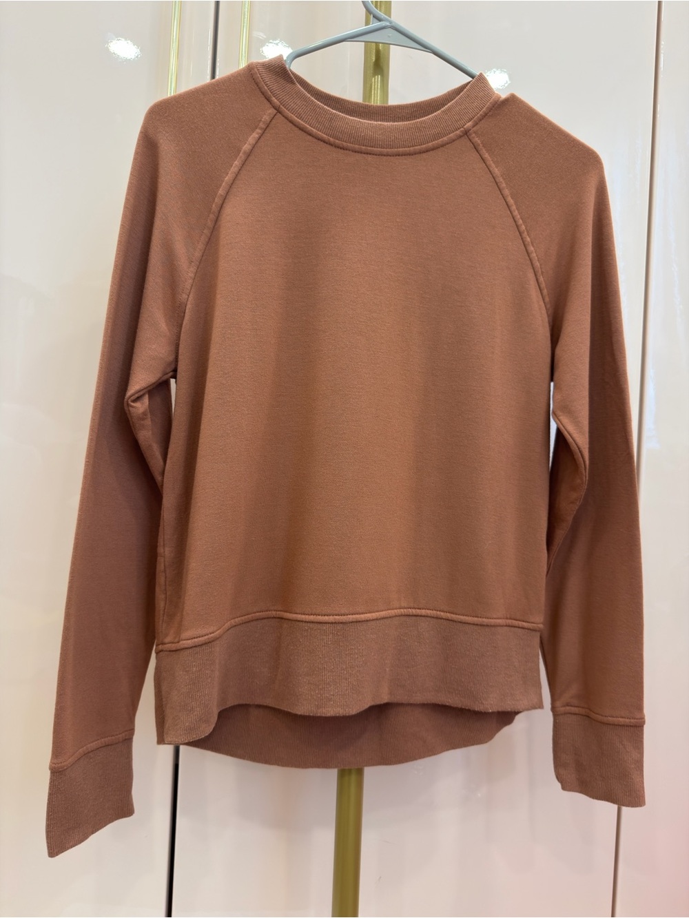 a new day Women's Crewneck Sweatshirt in Dusty Rose Brown